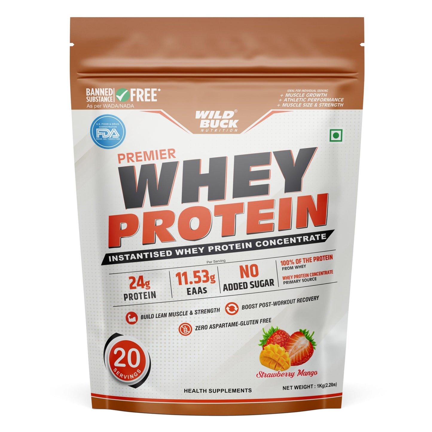 Premier Whey Protein Concentrate | 1kg