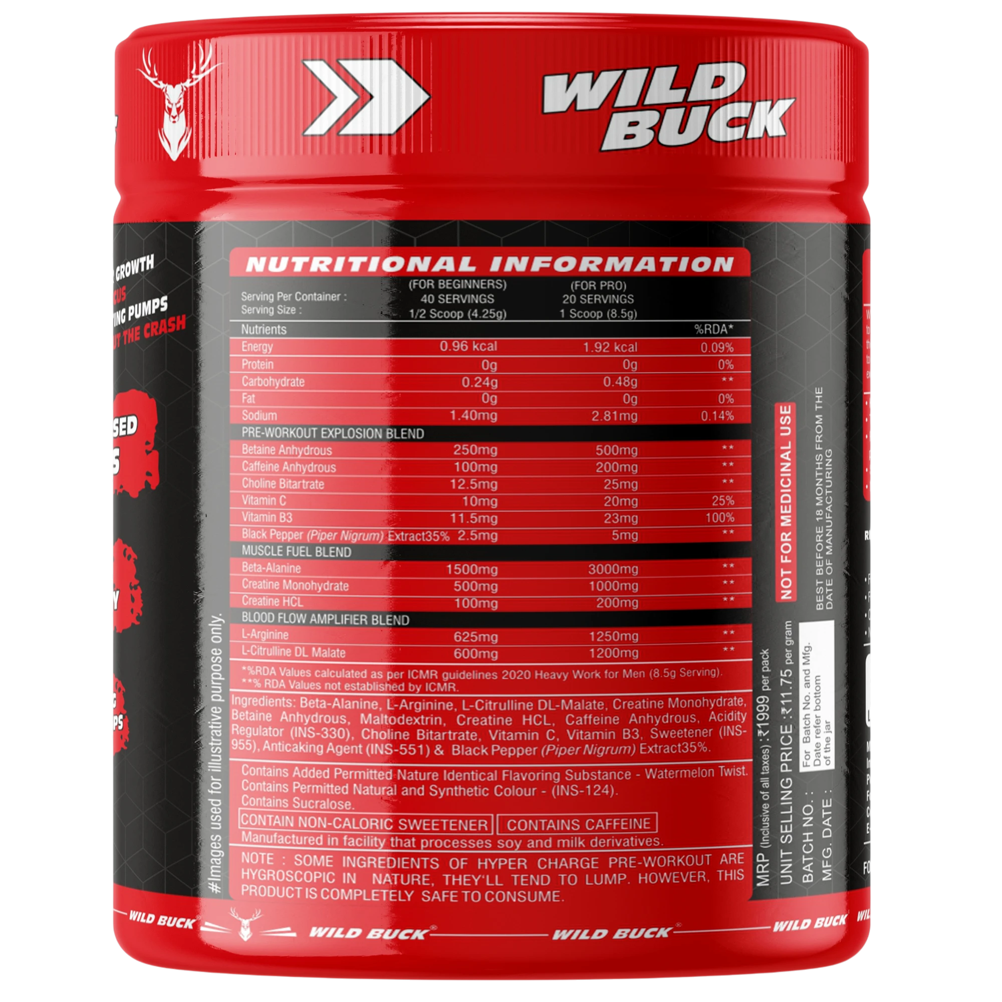 Wild Buck Formula Dissection