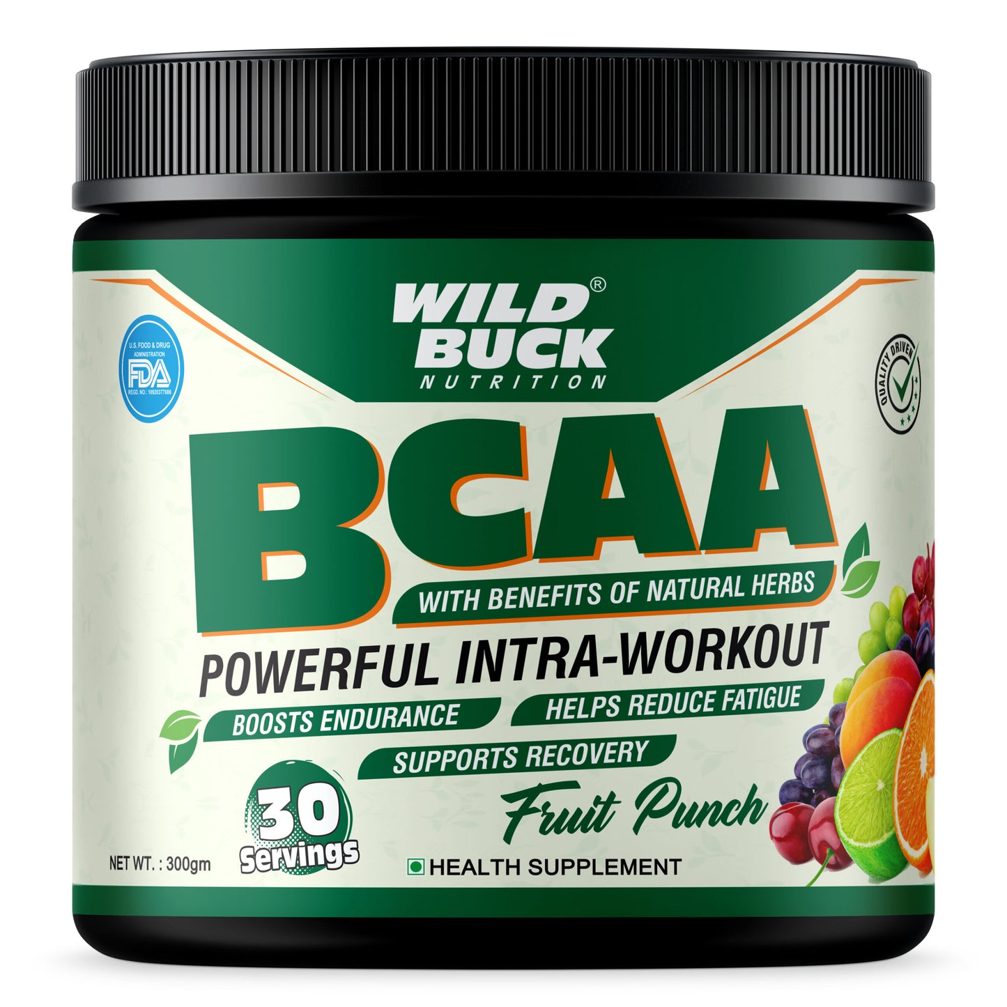 BCAA with Natural & Powerful Herbs | 30 Servings