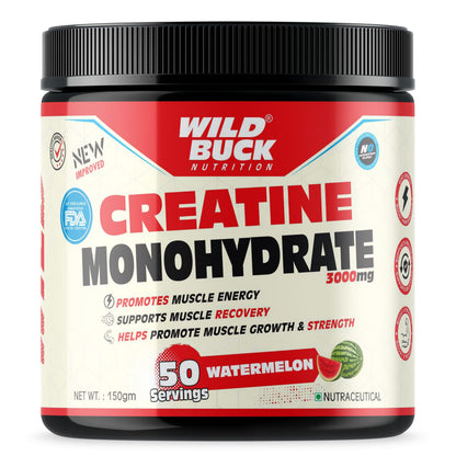Creatine Monohydrate 3000mg | 50 Servings | Flavoured