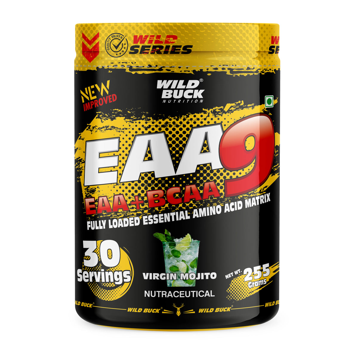 EAA-9 | All 9 Essential Amino Acids for Muscle Recovery |  30 Servings | 255g