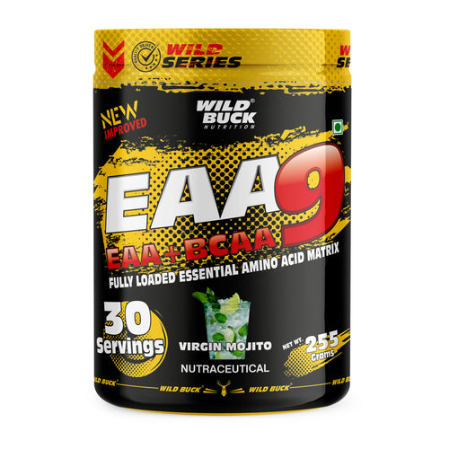 EAA-9 | All 9 Essential Amino Acids for Muscle Recovery |  30 Servings | 255g