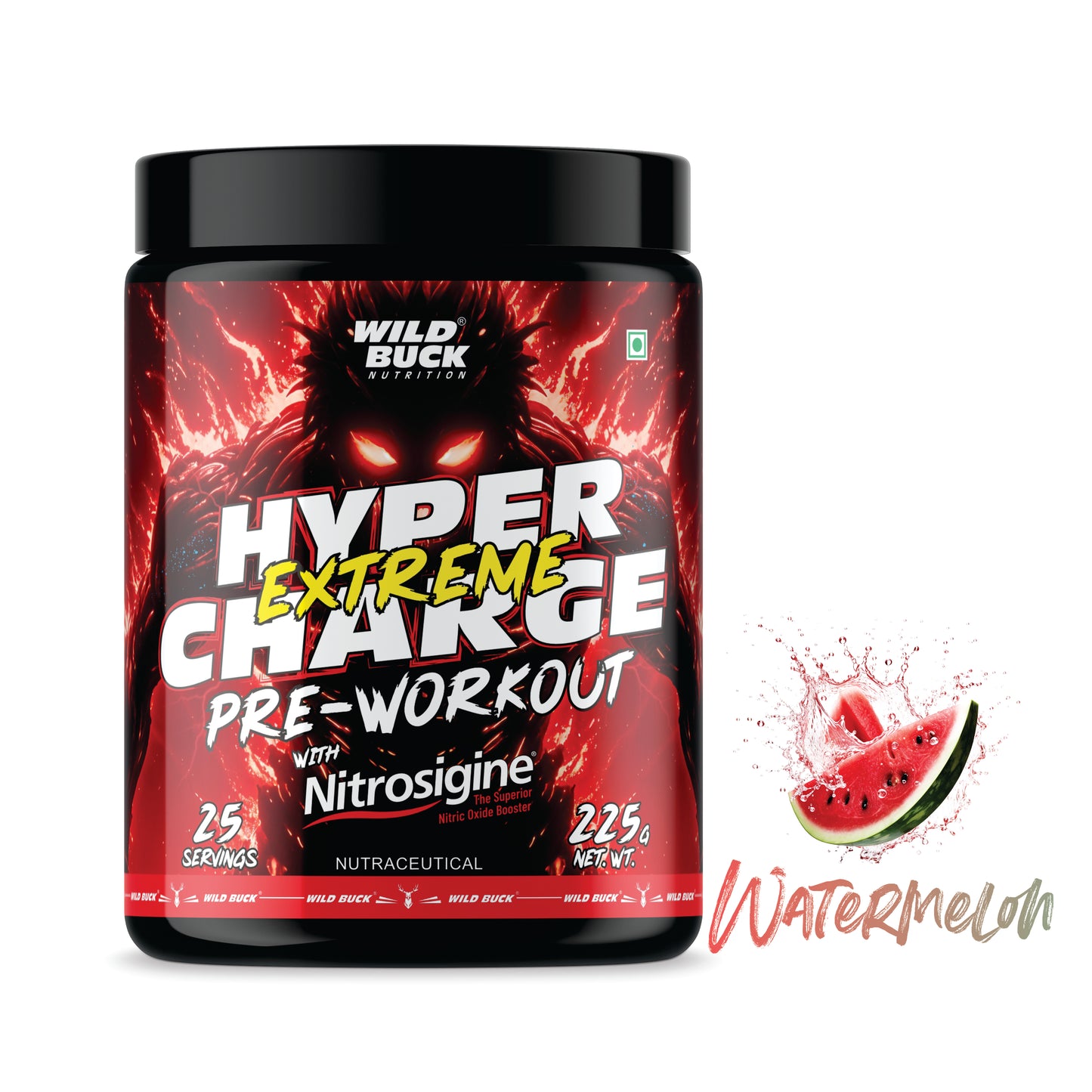 Wild Buck Hyper Charge Extreme Pre-Workout with Nitrosigine®