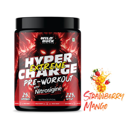 Wild Buck Hyper Charge Extreme Pre-Workout with Nitrosigine®