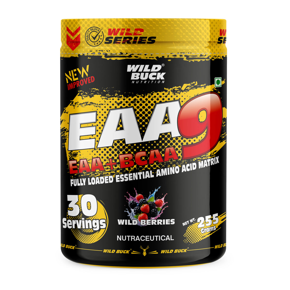 EAA-9 | All 9 Essential Amino Acids for Muscle Recovery |  30 Servings | 255g