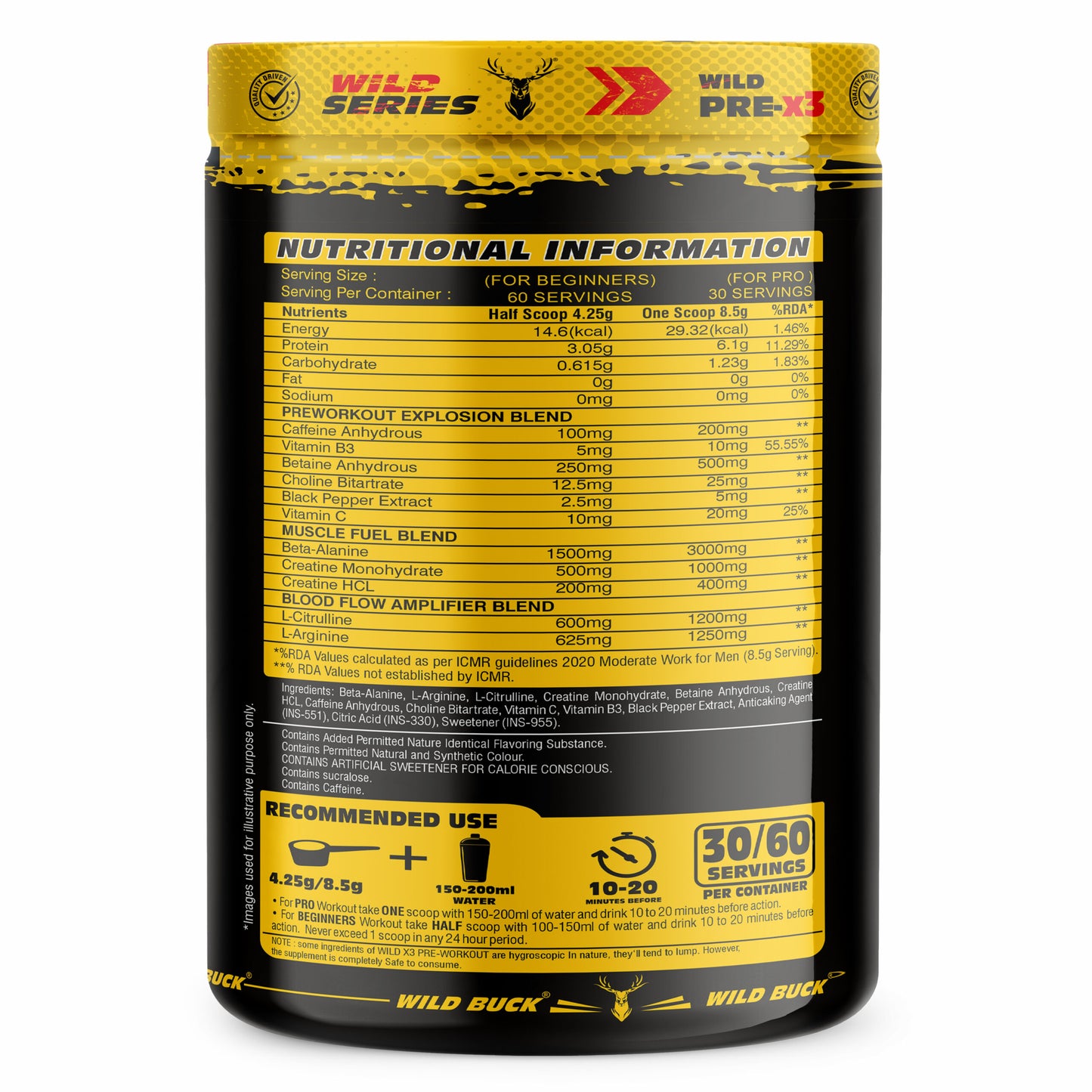 X3 Pre-Workout | 30-60 Servings