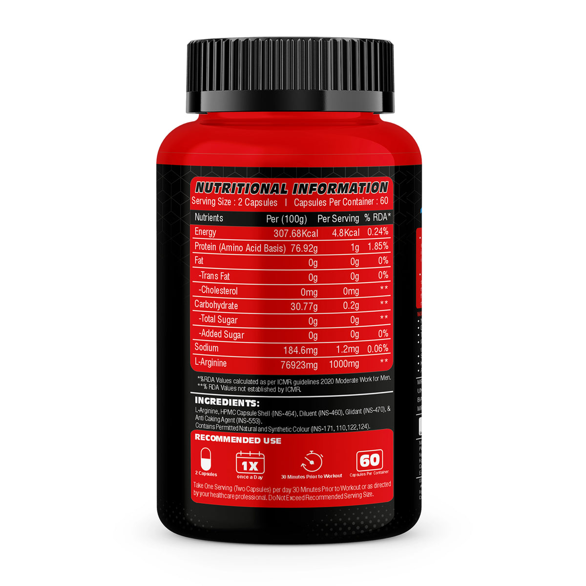 L-Arginine | 60 Caps