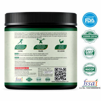 BCAA with Natural & Powerful Herbs | 30 Servings