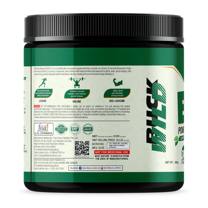 BCAA with Natural & Powerful Herbs | 30 Servings