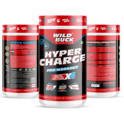 Hyper Charge X4 Pre-Workout | 100 Servings