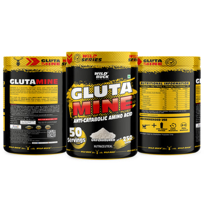 L-Glutamine | Unflavored | 50 Servings