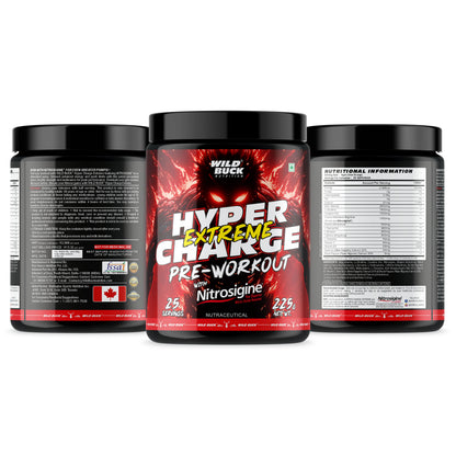 Wild Buck Hyper Charge Extreme Pre-Workout with Nitrosigine®