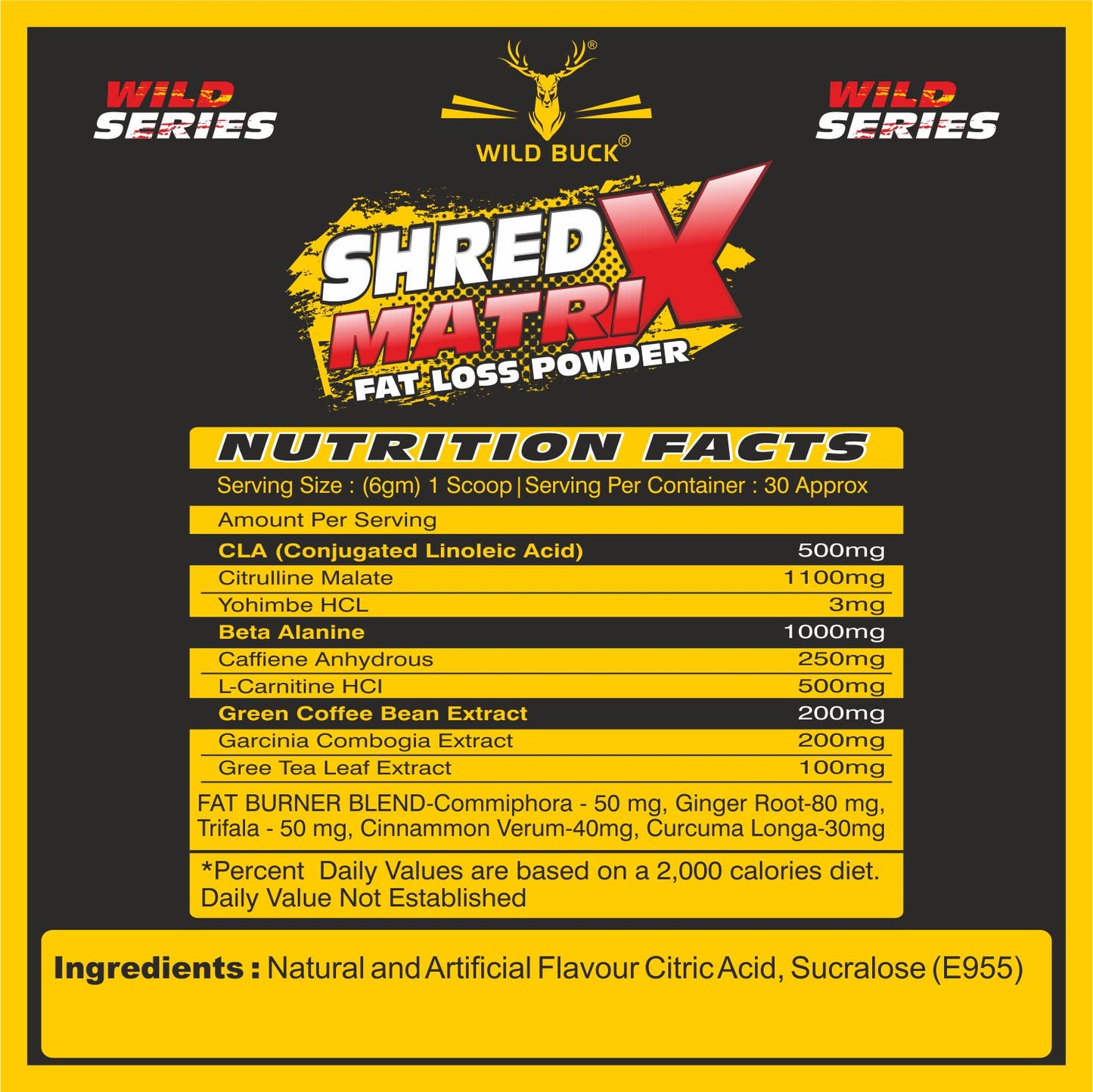 SHRED MATRIX | Fat Loss Powder | 30 Servings