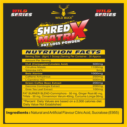SHRED MATRIX | Fat Loss Powder | 30 Servings