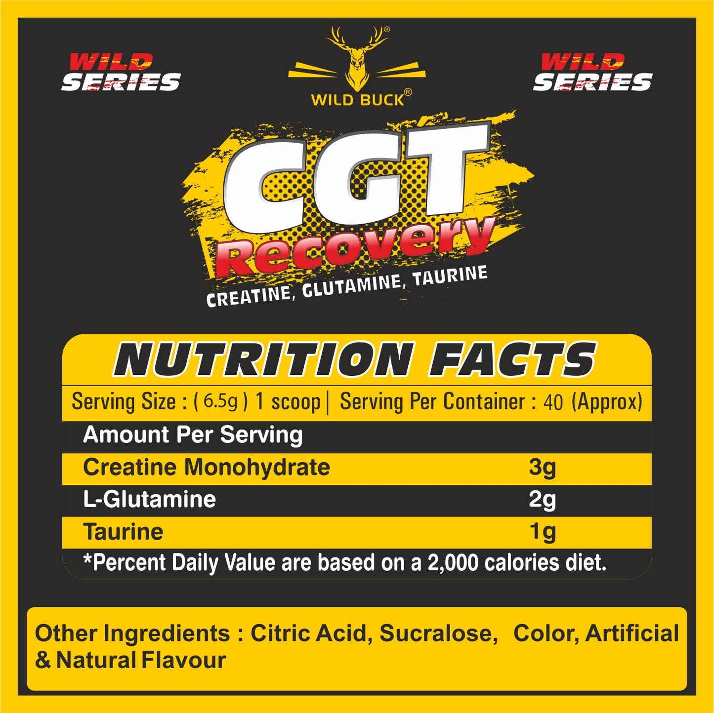 CGT Recovery - Creatine, Glutamine & Taurine | 260g