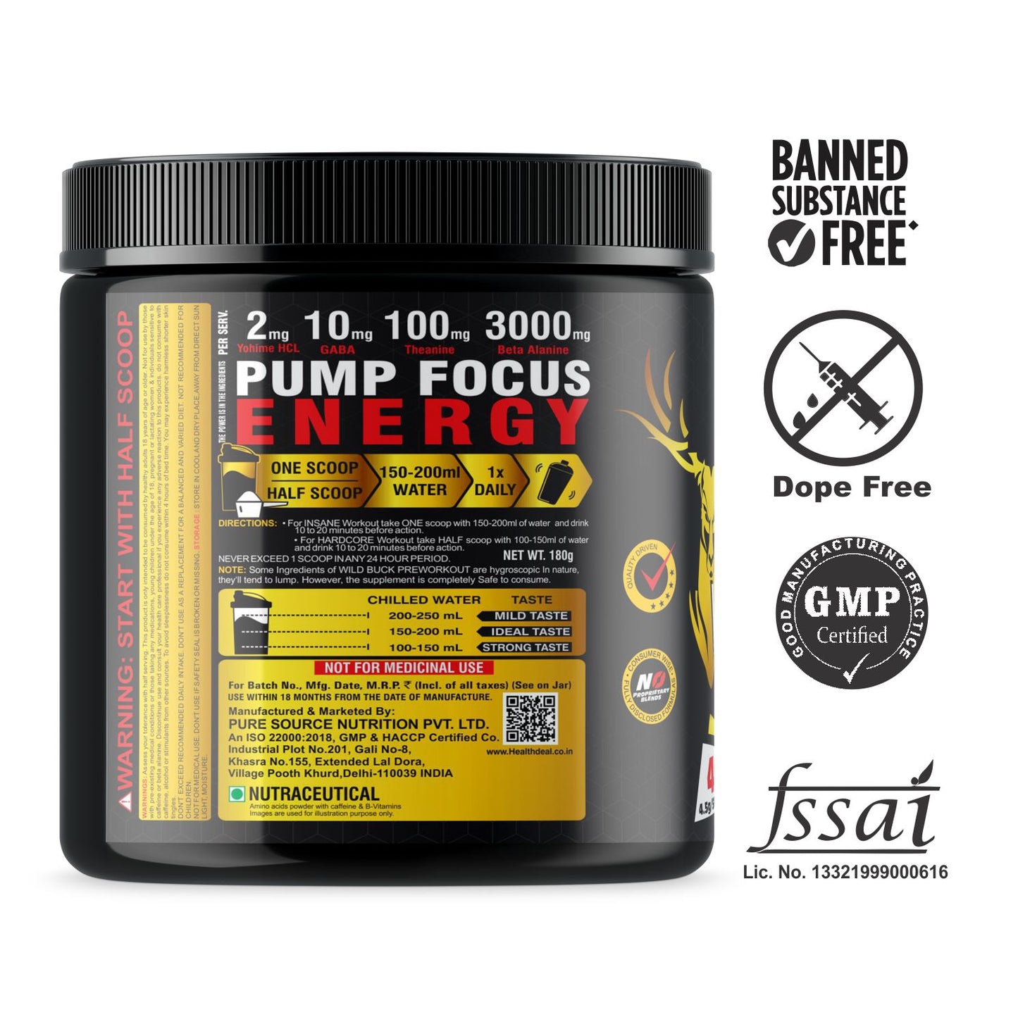 Ultra Focus Advanced Pre Workout | 40 Servings