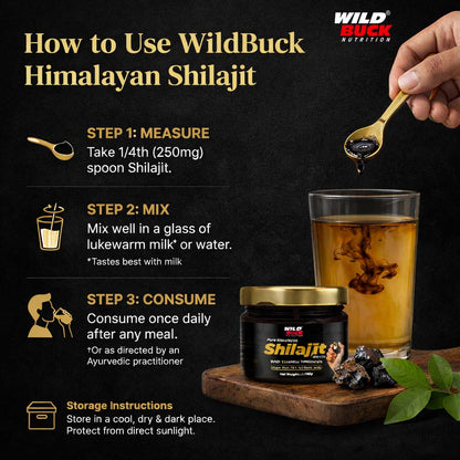 Pure Himalayan Shilajit Resin 50g | 76%+ Fulvic Acid | Lab Tested & COA Verified | No Additives| No Preservatives