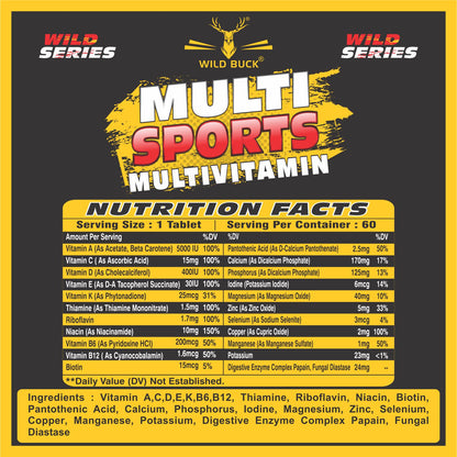Multi Sports Multivitamin X4 | 60 Tablets