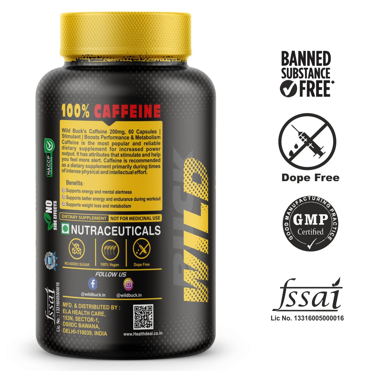 CAFFEINE | 60 Capsules