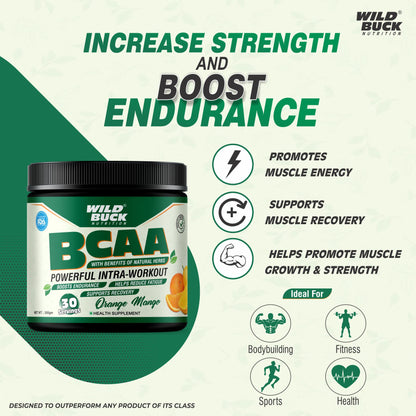 BCAA with Natural & Powerful Herbs | 30 Servings