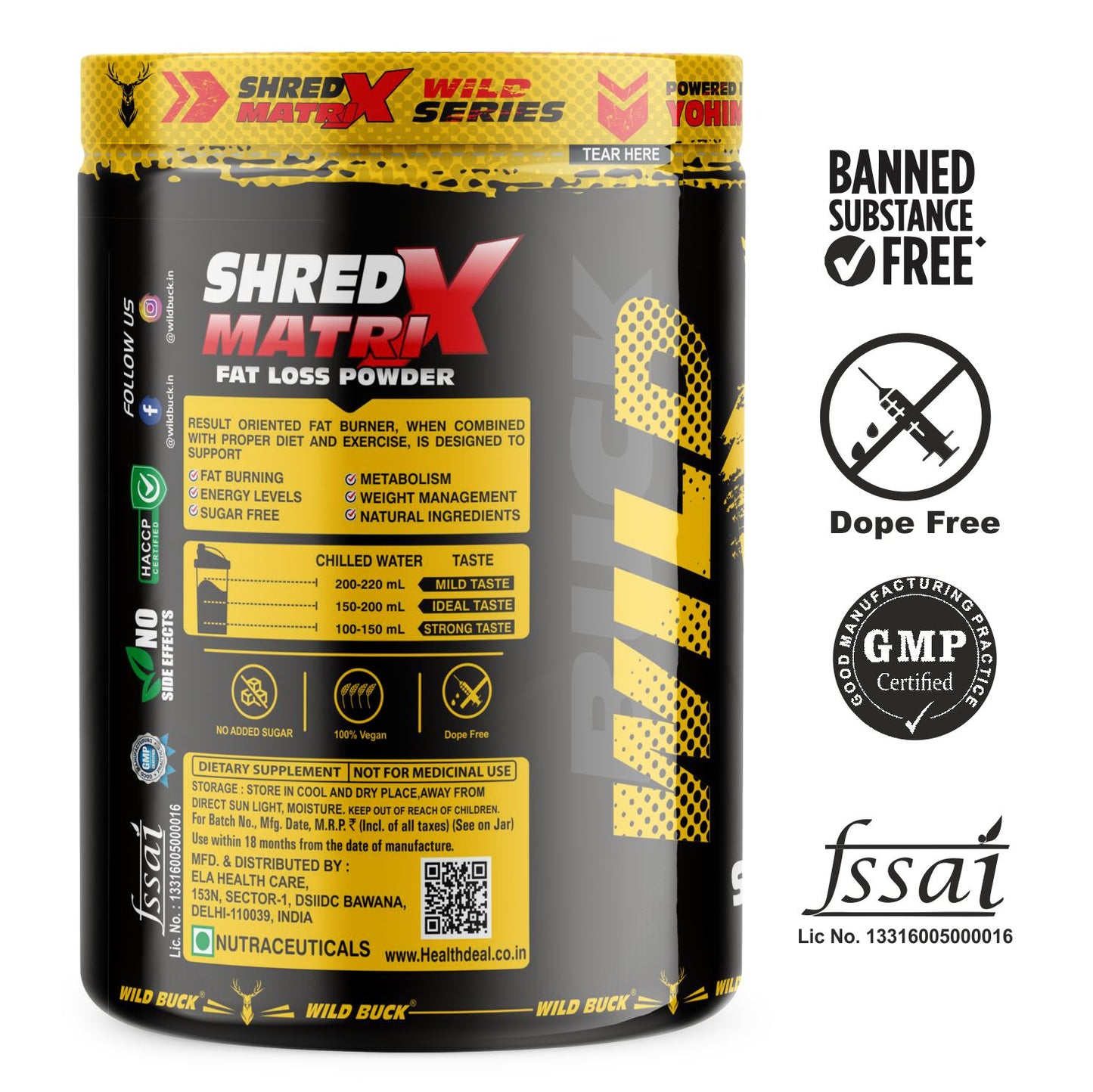 SHRED MATRIX | Fat Loss Powder | 30 Servings
