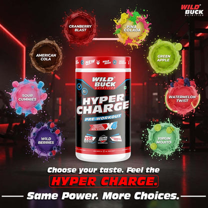 Hyper Charge X4 Pre-Workout | 100 Servings
