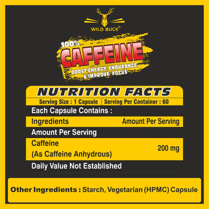 CAFFEINE | 60 Capsules