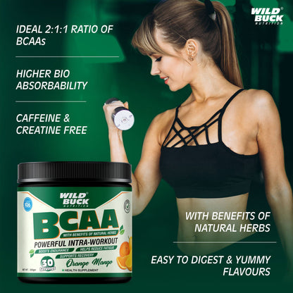 BCAA with Natural & Powerful Herbs | 30 Servings