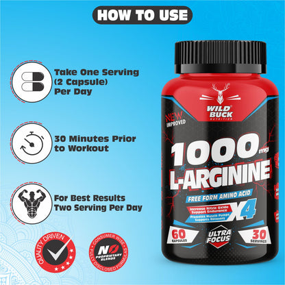L-Arginine | 60 Caps