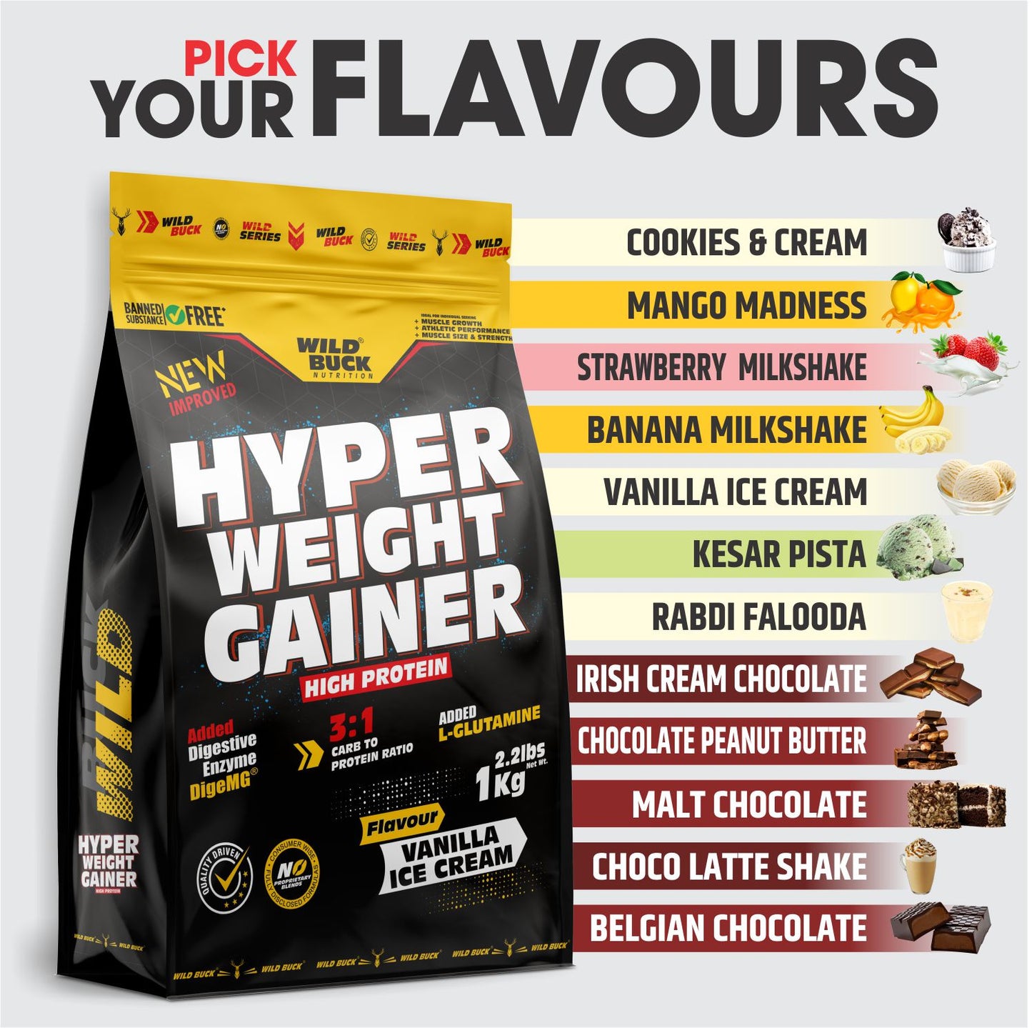 Hyper Weight Gainer | 1Kg