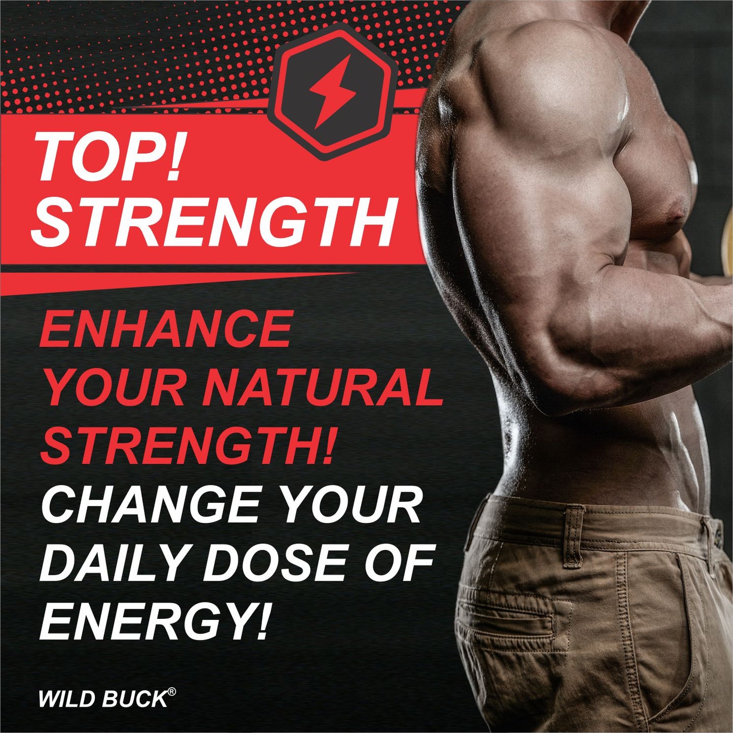 Testo Charge | Advanced Testosterone Booster | 60 Tablets