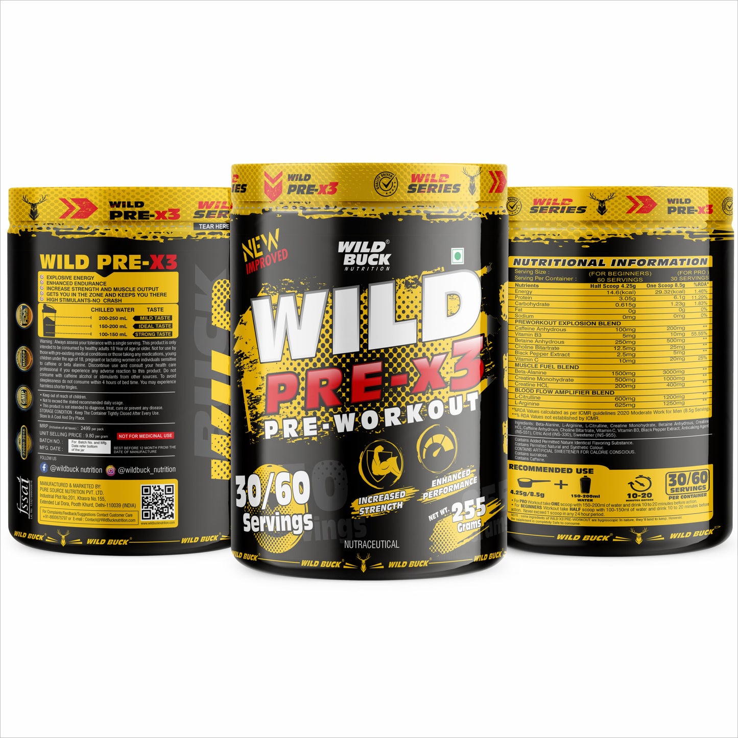 X3 Pre-Workout | 30-60 Servings