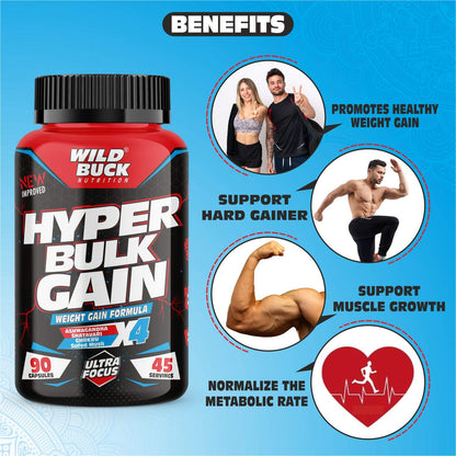 Hyper Bulk Gain X4 | 90 Capsules