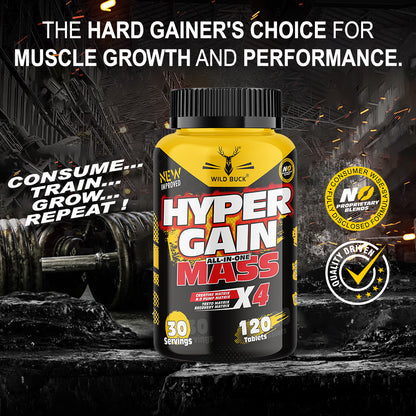 Hyper Gain Mass X4 | 120 Tablets