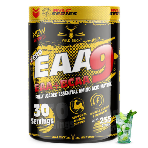 EAA-9 | All 9 Essential Amino Acids for Muscle Recovery |  30 Servings | 255g