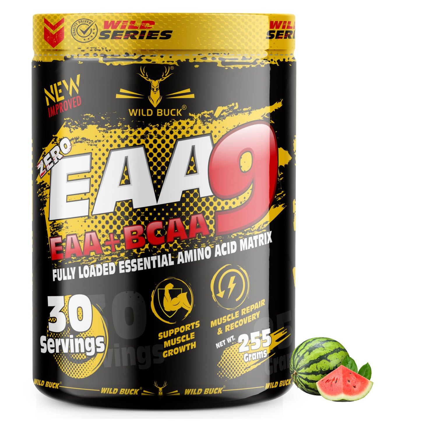 EAA-9 | All 9 Essential Amino Acids for Muscle Recovery |  30 Servings | 255g