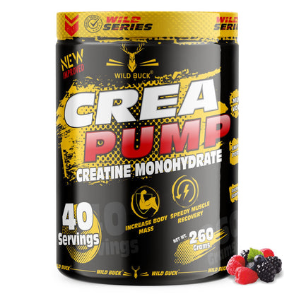 Crea Pump Creatine Monohydrate for Increase Strength | 40 Servings