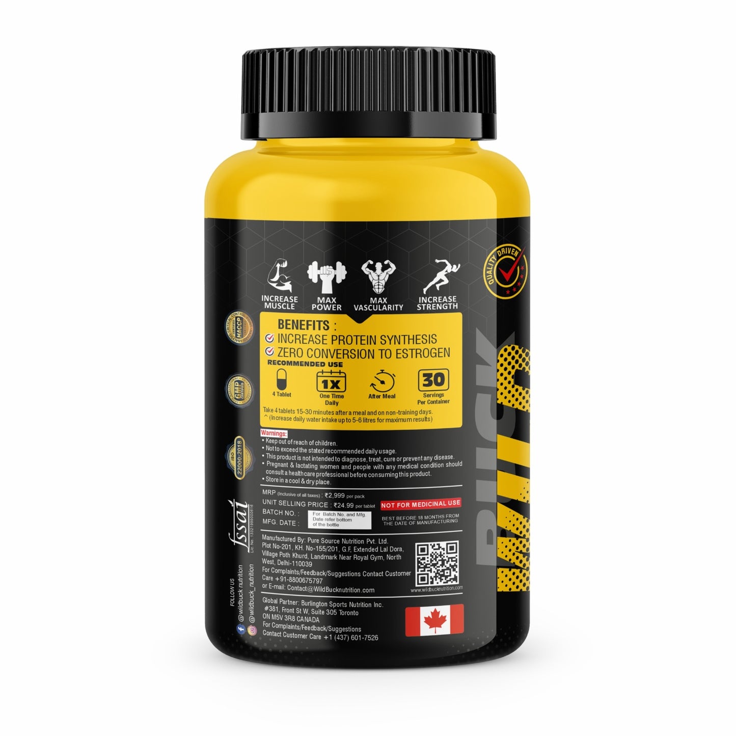 Hyper Gain Mass X4 | 120 Tablets