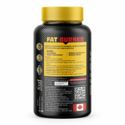 Ultra Stim Fat Burner For Weight Loss | 60 Capsules