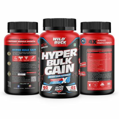 Hyper Bulk Gain X4 | 90 Capsules